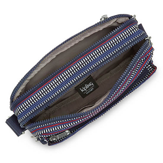 Sacs Crossbody Kipling Abanu Medium Printed Bleu | FR 2193GS